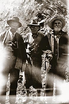Miners at King Solomon Mine