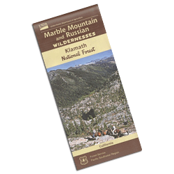 Marble Mountain & Russian Wilderness Areas Map